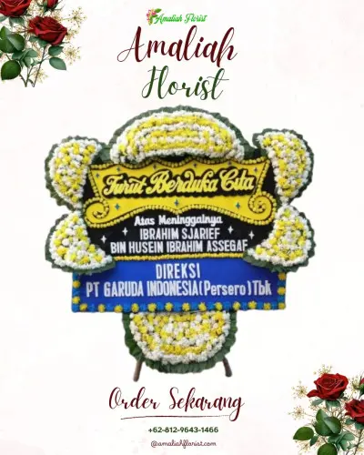 Papan Bunga Duka di Paropo