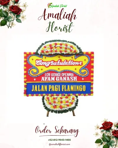Bunga Papan Congratulation di Paropo